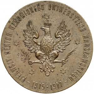 Medal Józef Brudziński Uniwersytet Warszawski 1917 - rzadki