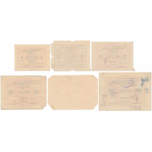 Ceylon, Colombo SET of 1-1.000 Pounds 1941 (6pcs)