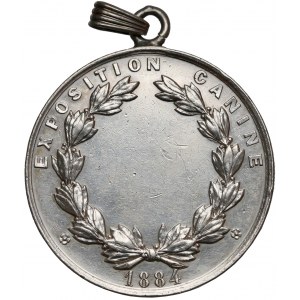 France, Medal Ville De Pau - Exposition Canine 1884