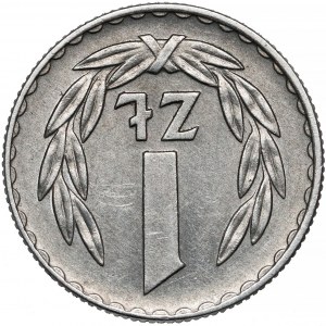 Destrukt 1 złoty 1972 - ODWROTKA