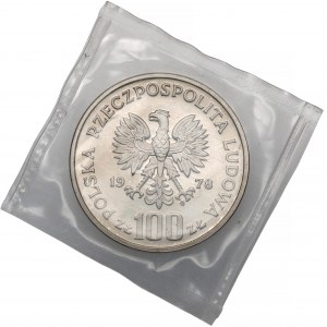 Próba NIKIEL 100 złotych 1978 Interkosmos - w zgrzewce