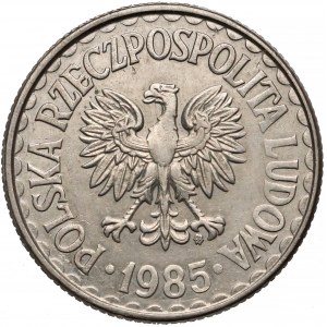 Odbitka w MIEDZIONIKLU 1 złoty 1985 - bardzo rzadka