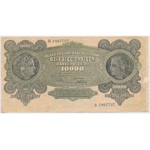 Falsyfikat z epoki 10.000 mkp 1922 