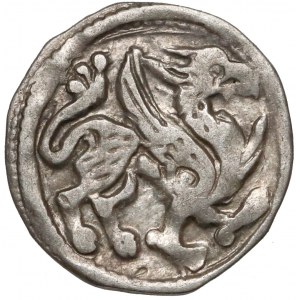 Węgry, Bela IV (1235-1270), Denar - kroczący Gryf