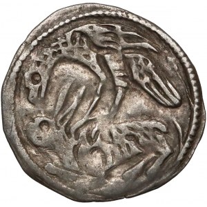 Węgry, Bela IV (1235-1270), Denar - Orzeł i Zając 