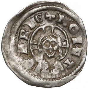 Węgry, Bela IV (1235-1270), Denar - Chrystus 