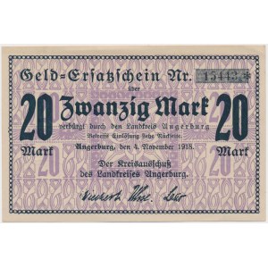 Angerburg (Węgorzewo), 20 mk 1918