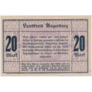 Angerburg (Węgorzewo), 20 mk 1918