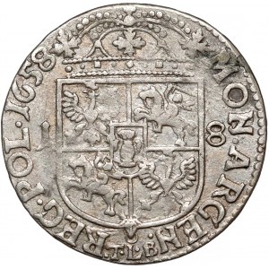 Jan II Kazimierz, Ort Kraków 1658 TLB - bez obwódek - rzadki
