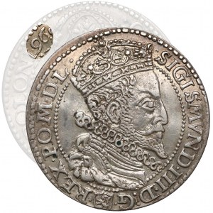 Zygmunt III Waza, Szóstak Malbork 1596 - DUŻA głowa - 2 odmiana!
