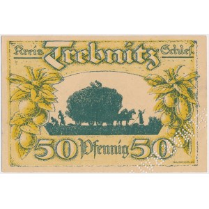 Trebnitz (Trzebnica), 50 pfg 1920 DRUK PRÓBNY perforacja SELMAR BAYER