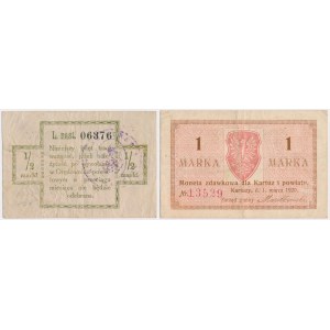 Kartuzy i Puck, 1 mk i 1/2 mk 1920 (2szt)