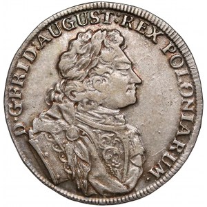 August II Mocny, Gulden (2/3 talara) Lipsk 1707 ILH - Coselgulden - piękny