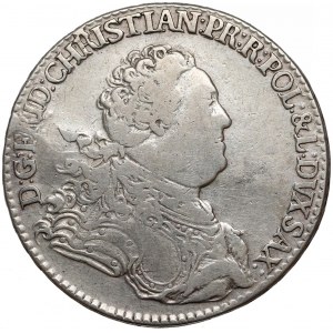 Saksonia, Fryderyk Chrystian, 2/3 talara 1763 FWóF, Drezno