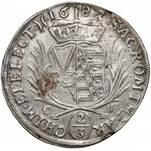 Saksonia, Jan Jerzy III, Gulden (2/3 Talara) 1682