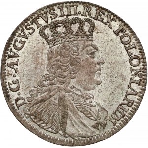 August III Sas, Szóstak Lipsk 1753 EC - z VI - rzadki