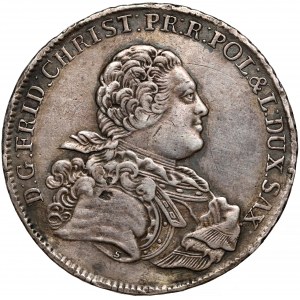 Saksonia, Fryderyk Chrystian, Talar 1763 IFóF, Lipsk