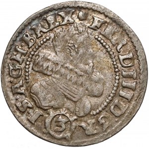 Śląsk, Ferdynand III, 3 krajcary 1638 G, Kłodzko