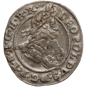 Śląsk, Leopold I, 1 krajcar 1702 CB, Brzeg