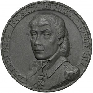 Medal Tadeusz Kościuszko 1917 - on zerwał kajdany... - piękny