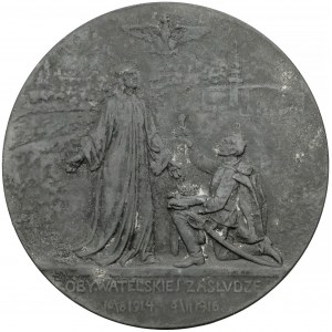 Medal Władysław Leopold Jaworski 1916 - rzadki