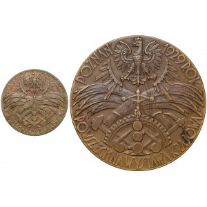 Medal Powszechna Wystawa Krajowa Poznań 1929 (27 i 55 mm) 
