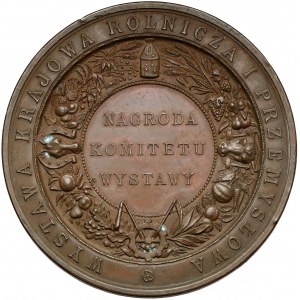 Medal nagrodowy Wystawa Krajowa Rolnicza Kraków 1887