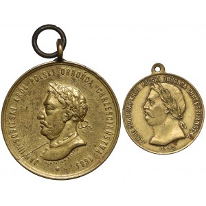 Medale 200-lecie Odsieczy Wiedeńskiej, Sobieski 1883 (2szt)