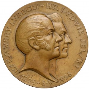 Medal 100-lecie Banku Polskiego, Lubecki-Jelski, 1928