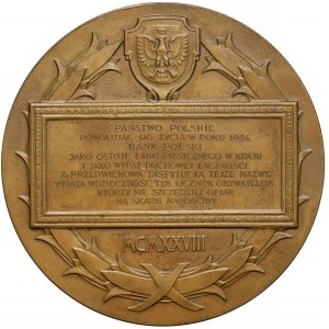 Medal 100-lecie Banku Polskiego, Lubecki-Jelski, 1928
