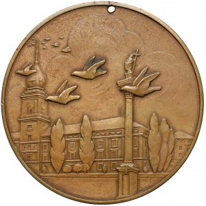 Medal Hodowcy Gołębi Pocztowych 1928 - z grawerunkiem - rzadki