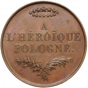 Medal a L'Heroique Pologne (Bohaterskiej Polsce) 1831