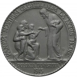 Medal Polonia Devastata 1915 (J. Wysocki)