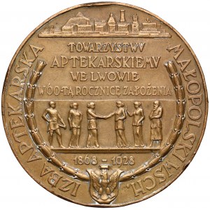 Medal Towarzystwo Aptekarskie Lwów 1928