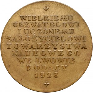 Medal Oswald Balzer, Tow. Naukowe Lwów 1928