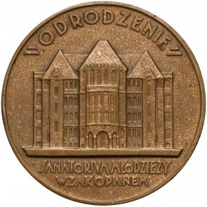 Medal Sanatorium Młodzieży w Zakopanem 1929 - b.rzadki