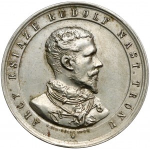 Medal Arcyksiążę Rudolf 1887 (Schindler Lwów)