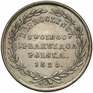 Medal, Aleksander I - Polska swojemu dobroczyńcy 1826