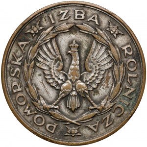 Medal Pomorska Izba Rolnicza 1926 (brąz srebrzony)