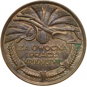 Medal Pomorska Izba Rolnicza 1926 (brąz)