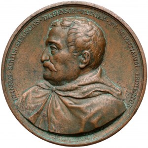 Medal Jan Zamoyski - przeniesienie Akademii 1822 - rzadki