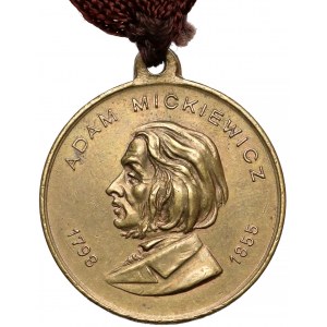 Medal Odsłonicie Pomnika Adama Mickiewicza Lwów 1904