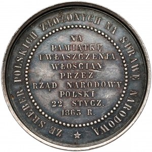 Medal SREBRO Uwłaszczenie Włościan 1863