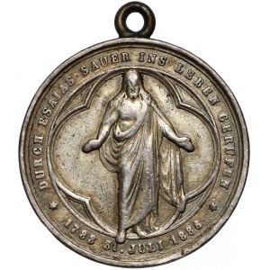 Śląsk, WROCŁAW, Medal 100-lecie miejskiego przytułku 1888