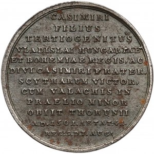 Medal z suity królewskiej - Jan Olbracht - odlew Białogon 