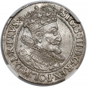 Zygmunt III Waza, Ort Gdańsk 1616 - szeroka kryza - piękny