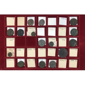 Cesarstwo Rzymskie, zestaw 15 monet brązowych, I wiek n.e. (15)