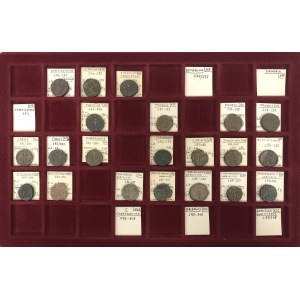 Roman Empire, lot of 21 AE tetradrachms from Alexandria, III century A.D.