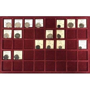Partia, zestaw 15 monet srebrnych + 2 monety brązowe z Galii (Łącznie 17 monet), II wiek p.n.e. - III wiek n.e.