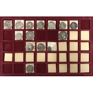 Greece, lot of Thirteen (13) AR Tetradrachms + One (1) AR Lidian Siglos (Half stater). In total fourteen (14) coins, VI - II century B.C.